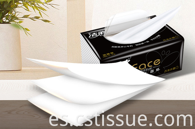 3 capas COLONNA Sabor Facial Higiénico Textura suave Pack Soft Pack Facial Tissue